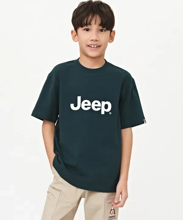 Футболка с логотипом, JEEP KIDS, белый