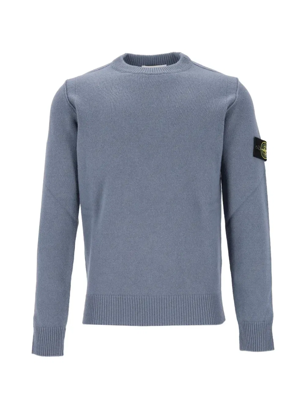 Свитер с нашивкой-логотипом Stone Island, синий