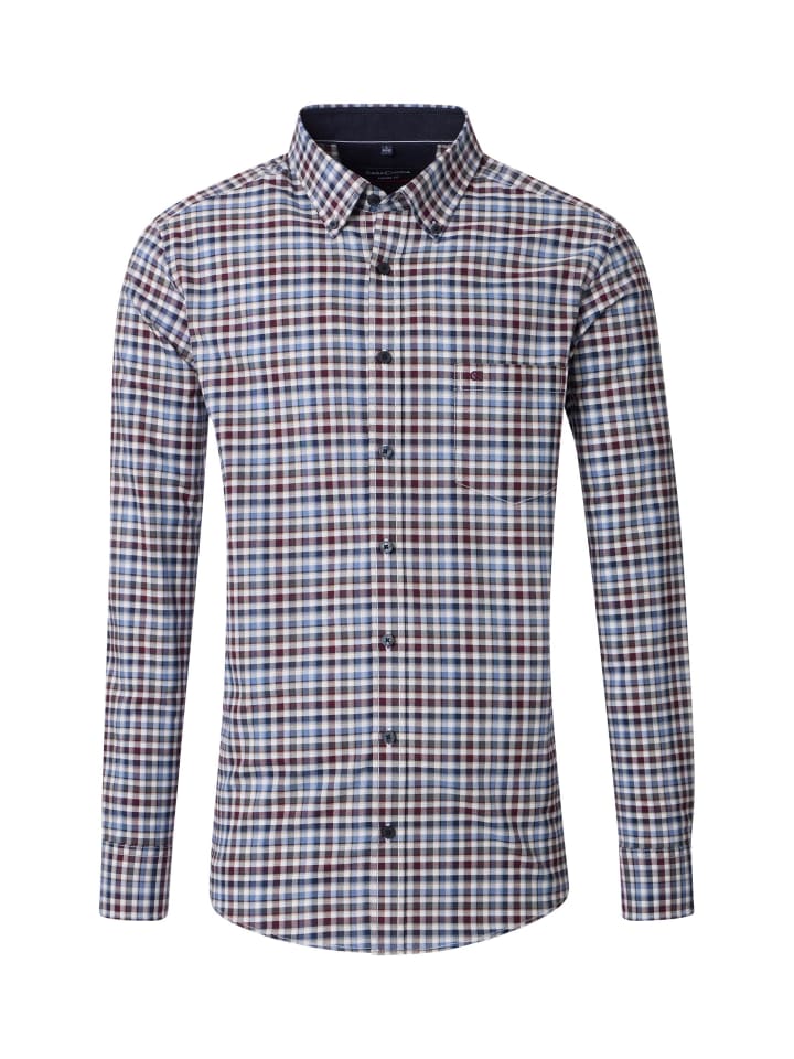 

Повседневная рубашка синего цвета CASAMODA