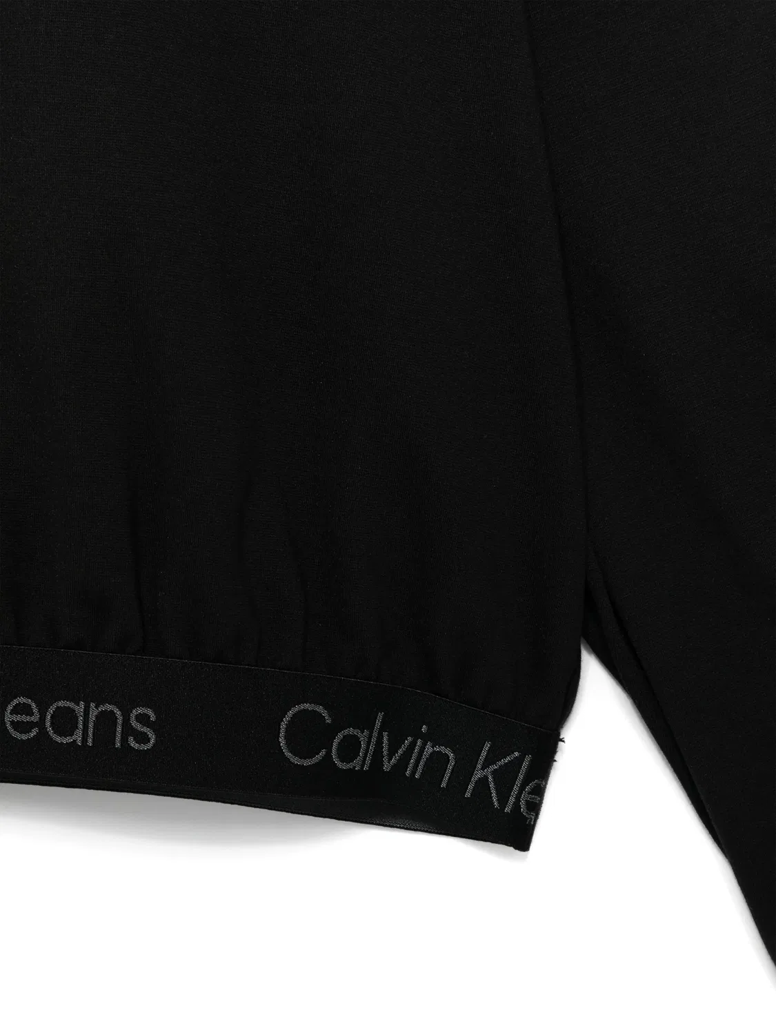Худи с логотипом на поясе Calvin Klein, черный — фото 2