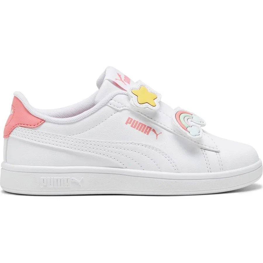 Кроссовки детские с верхом из PU и подошвой из каучука Smash 3.0 Puma, Разноцветный