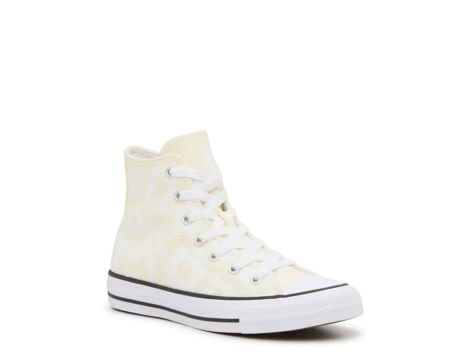 Кроссовки высокие Chuck Taylor All Star EVA Lift Hi Floral, Converse, белый