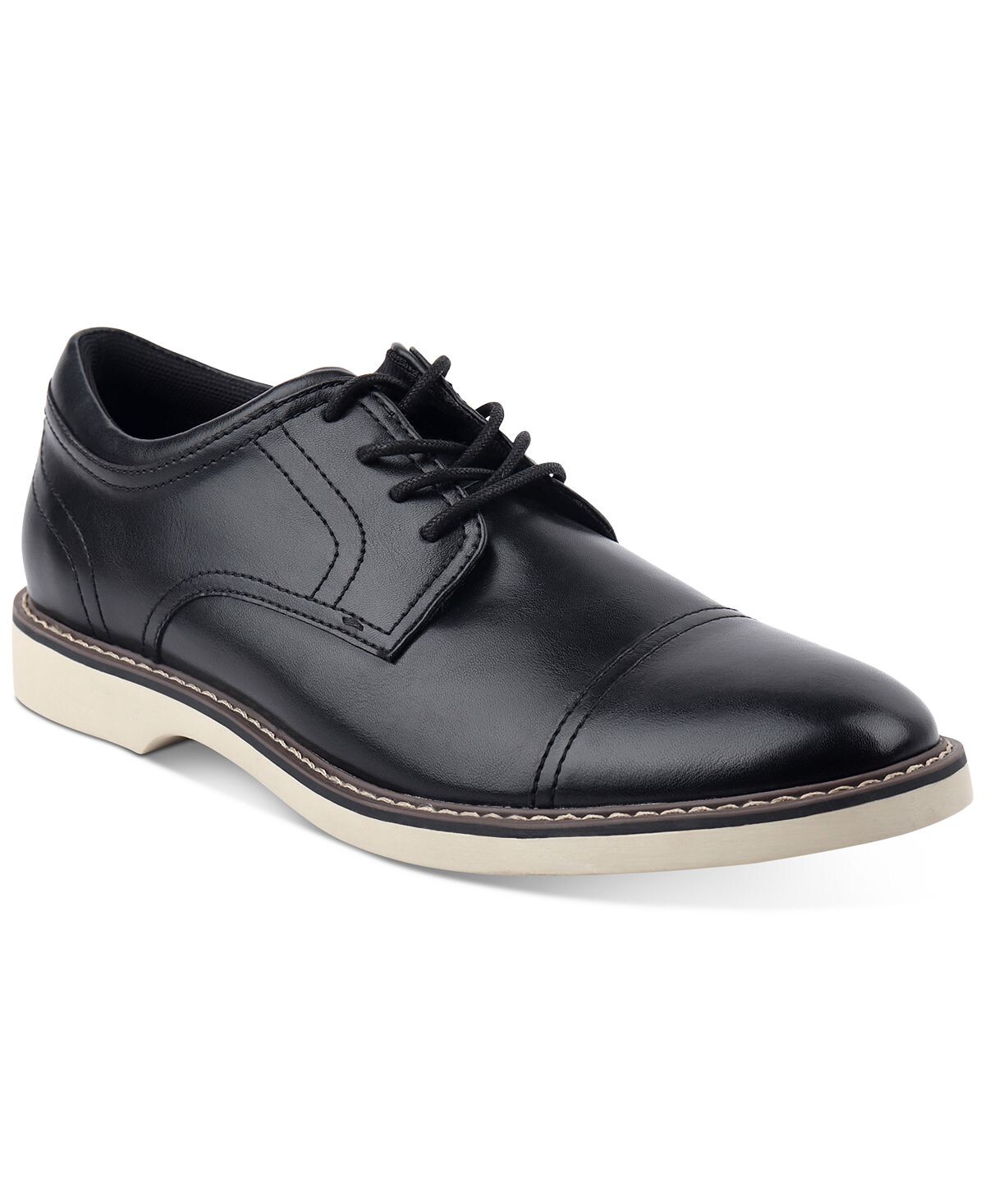 Мужские классические оксфорды theo cap toe, созданные для macy's Alfani, черный — фото 2