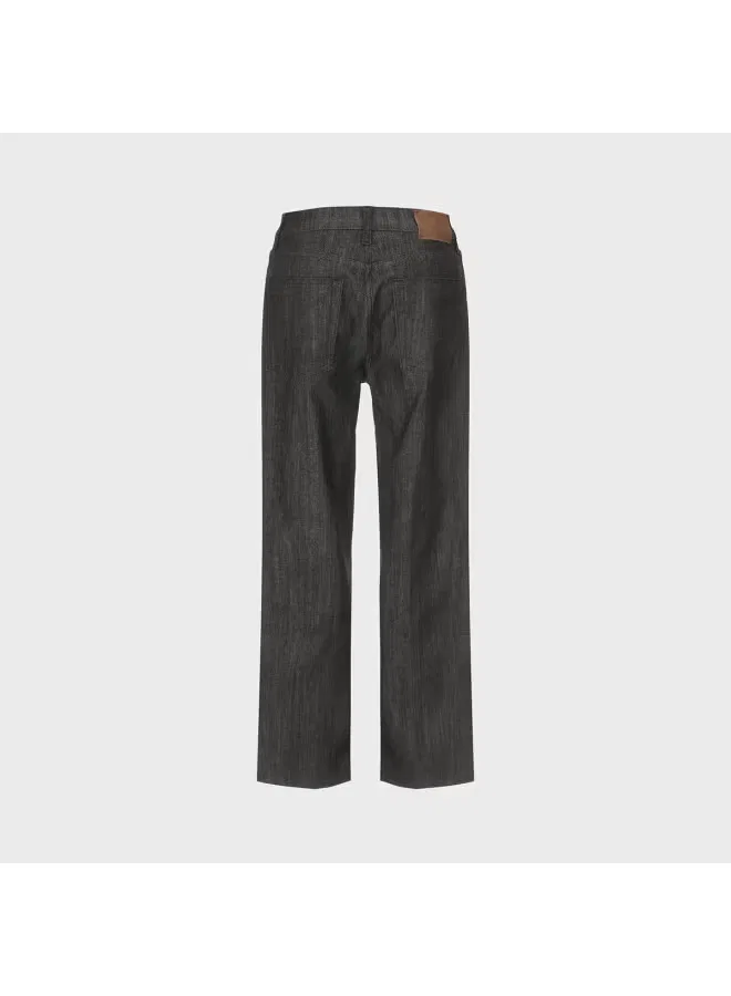Джинсы прямые классические хлопковые Zara, черный — фото 3