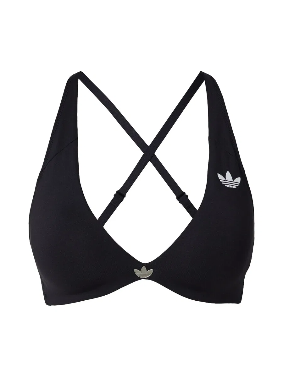 Спортивный бюстгальтер ADIDAS PERFORMANCE Triangle, черный