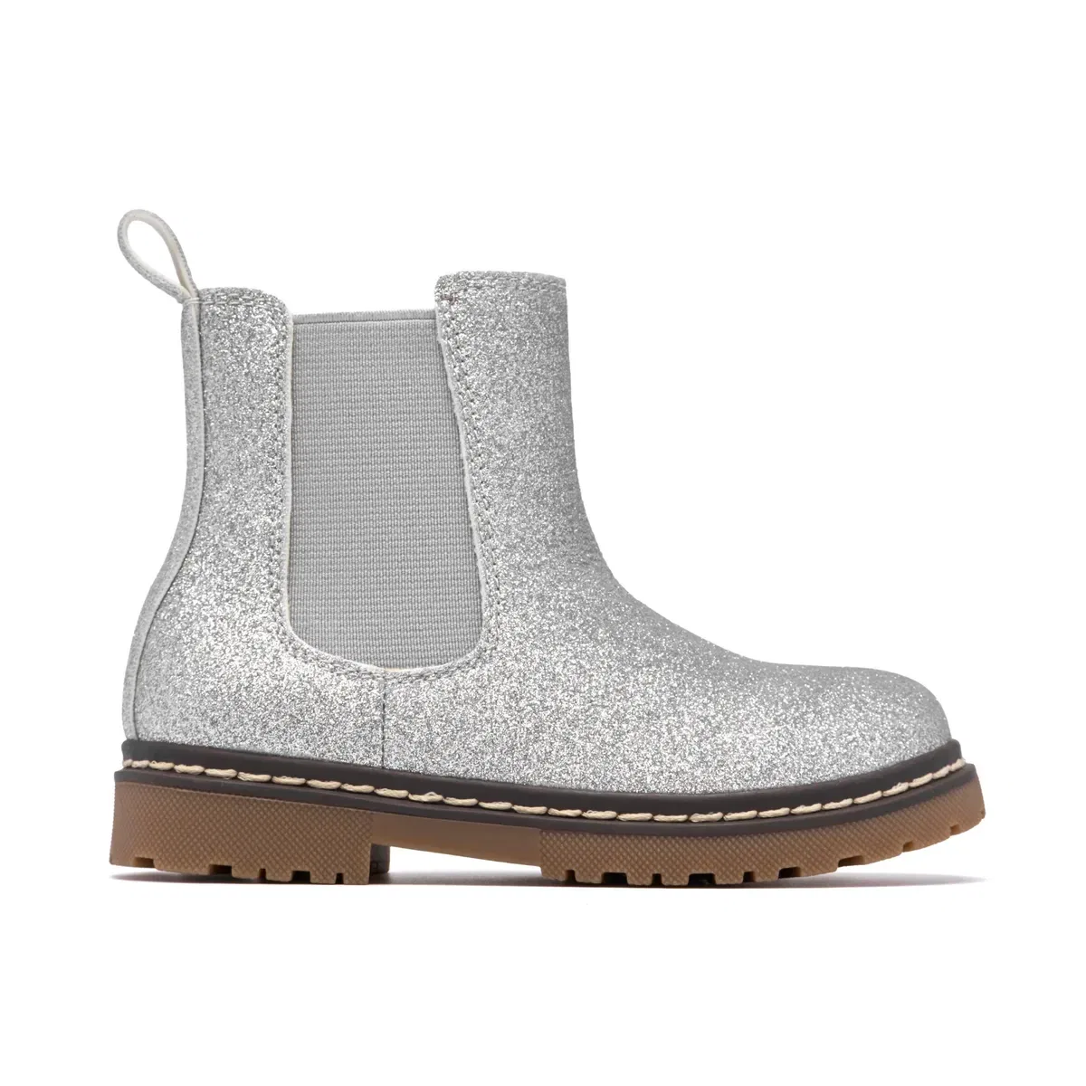 Детские челси с металлическим эффектом Adelaidefly Clarks, Silver