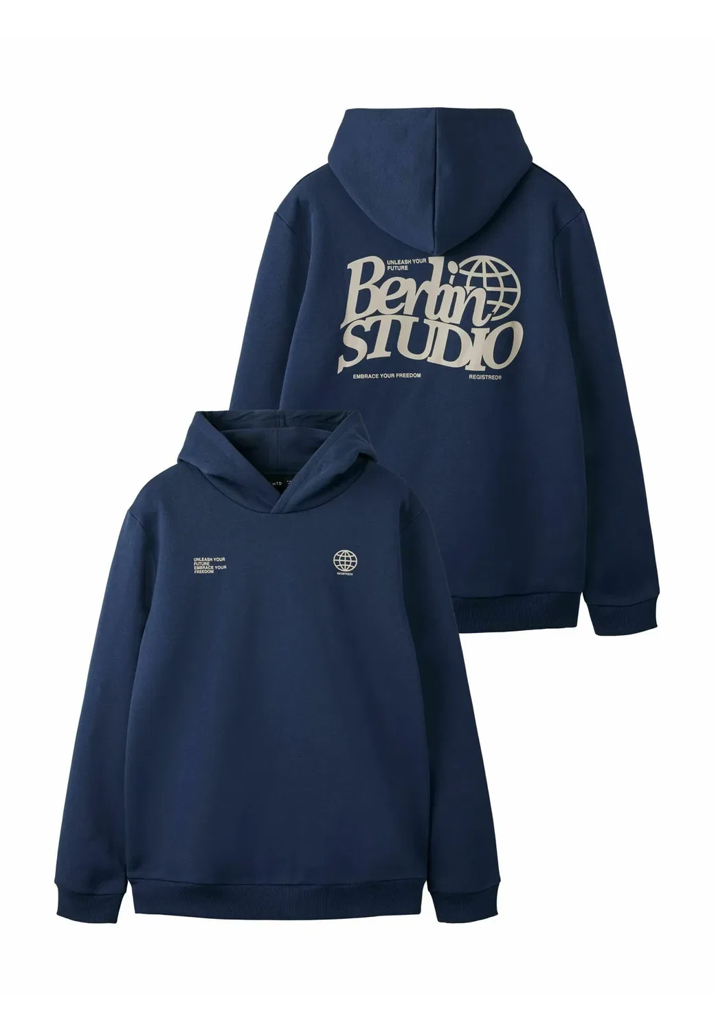 Худи унисекс Lmtd, Navy Blazer — фото 4