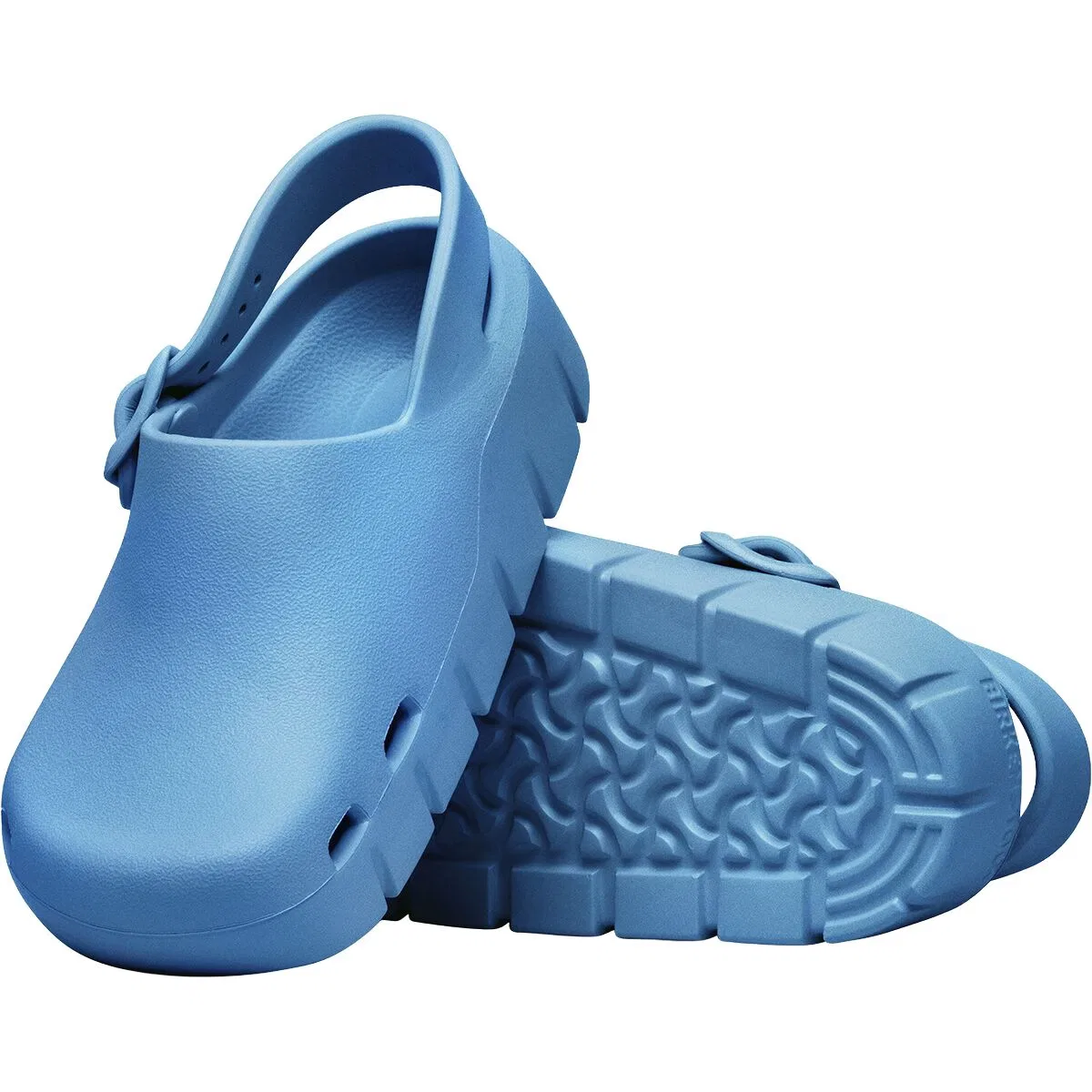 Детские сандалии с фиксированным ремешком Birki Flow Birkenstock, Eva Elemental Blue — фото 4