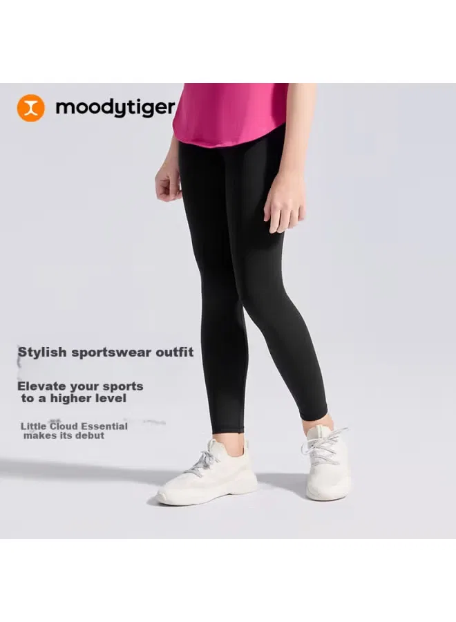 Леггинсы с высокой эластичностью Little Cloud Moodytiger, черный