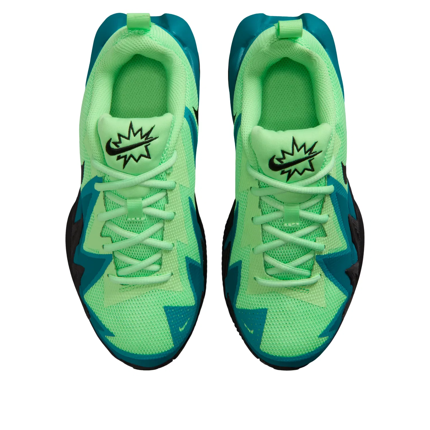 Детские кроссовки с сетчатым верхом S.T. Dynamite 'Illusion Green Bright Spruce' Nike, Illusion Green/Bright Spruce/Energy/Black — фото 3