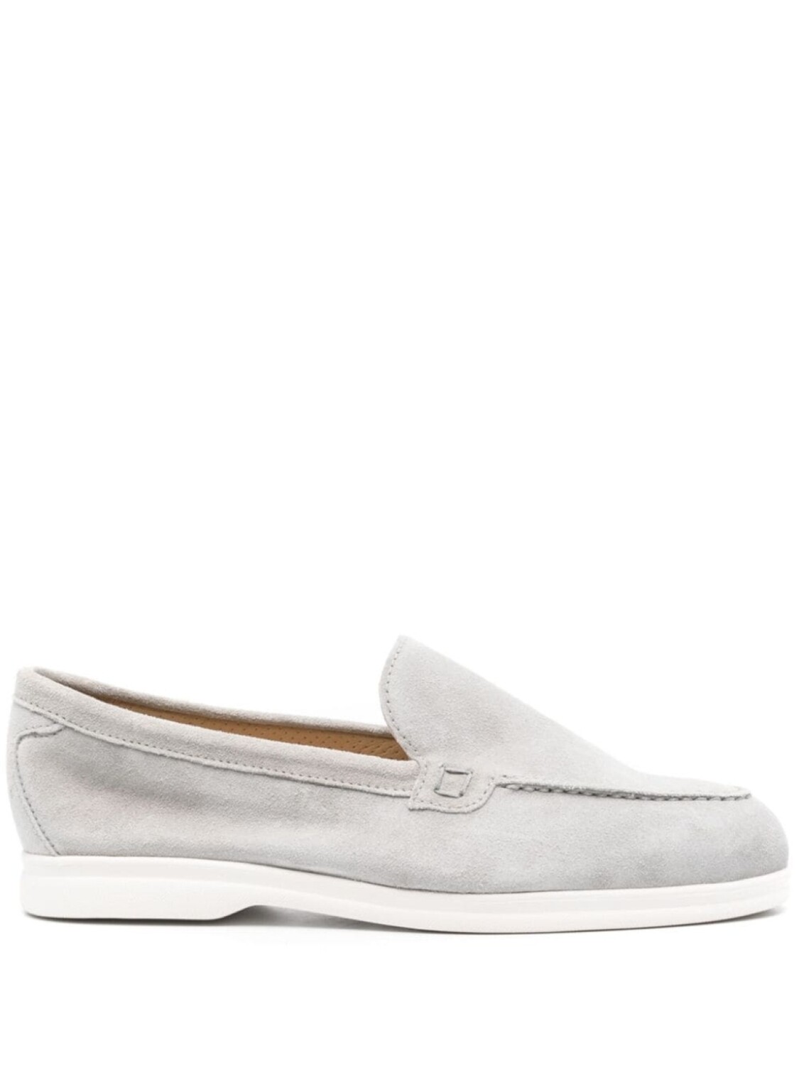 

Замшевые мокасины Doucal's slip-on, серый