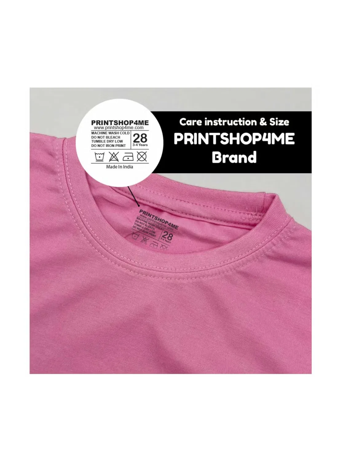 Футболка с принтом для девочек PinkCancer Awareness Printshop4Me, дизайн 3 — фото 3
