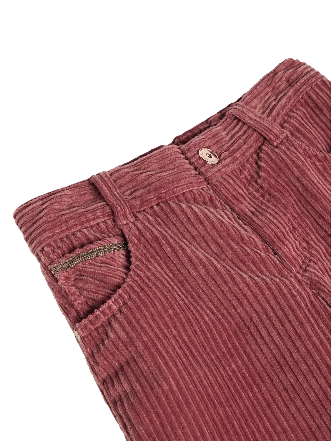 Брюки Monili Brunello Cucinelli Kids, розовый — фото 3
