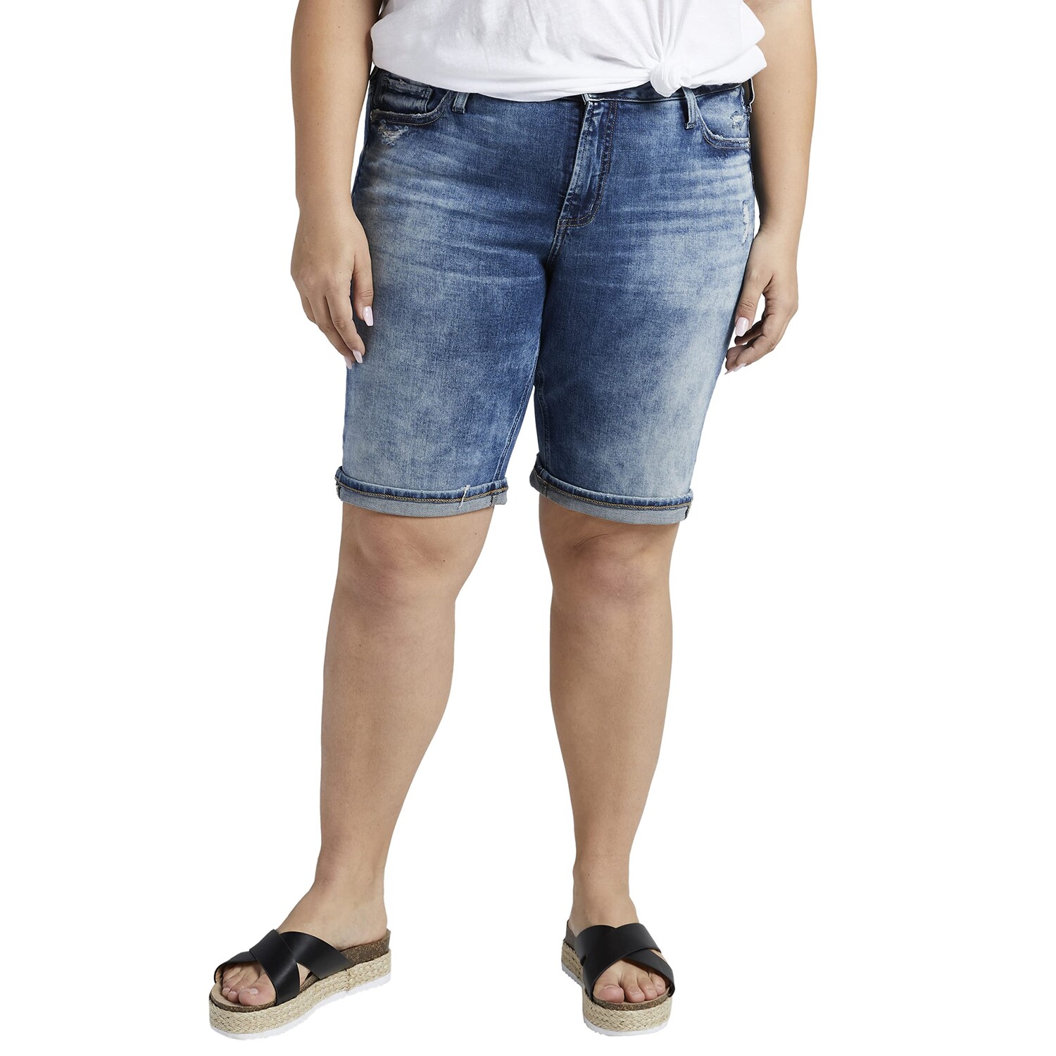 

Шорты Silver Jeans Co., Plus Size Elyse Bermuda W53012EAF237