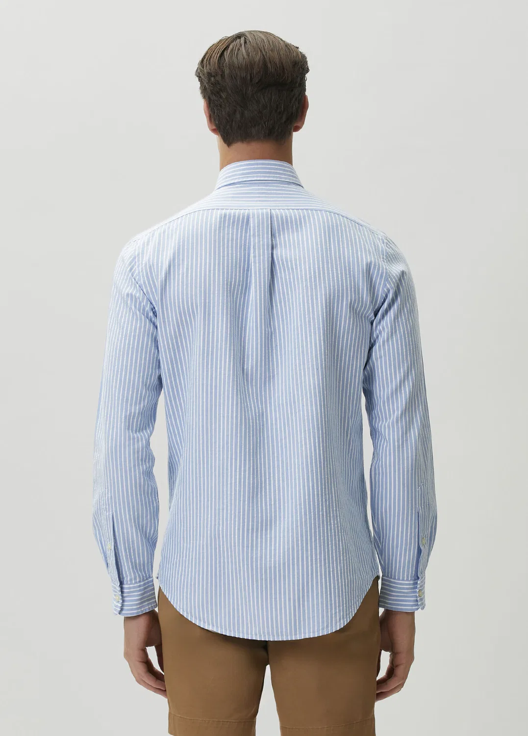 Рубашка Oxford Custom Fit Polo Ralph Lauren, blue — фото 4