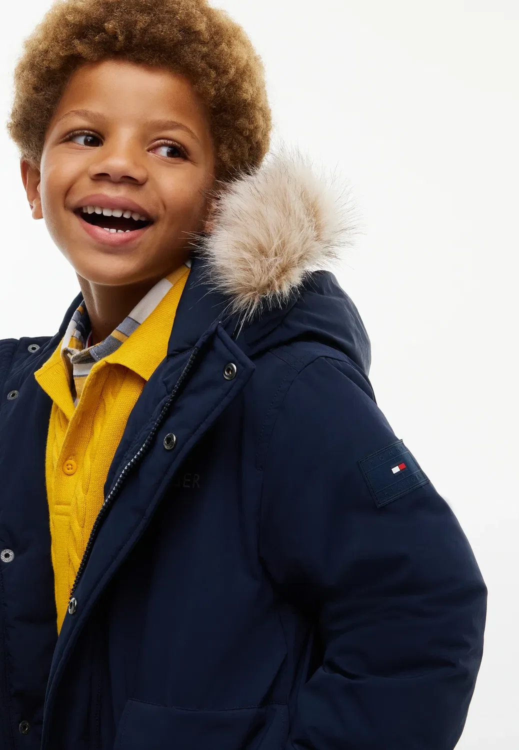 Утепленная зимняя куртка Tommy Hilfiger, Dark Blue — фото 4