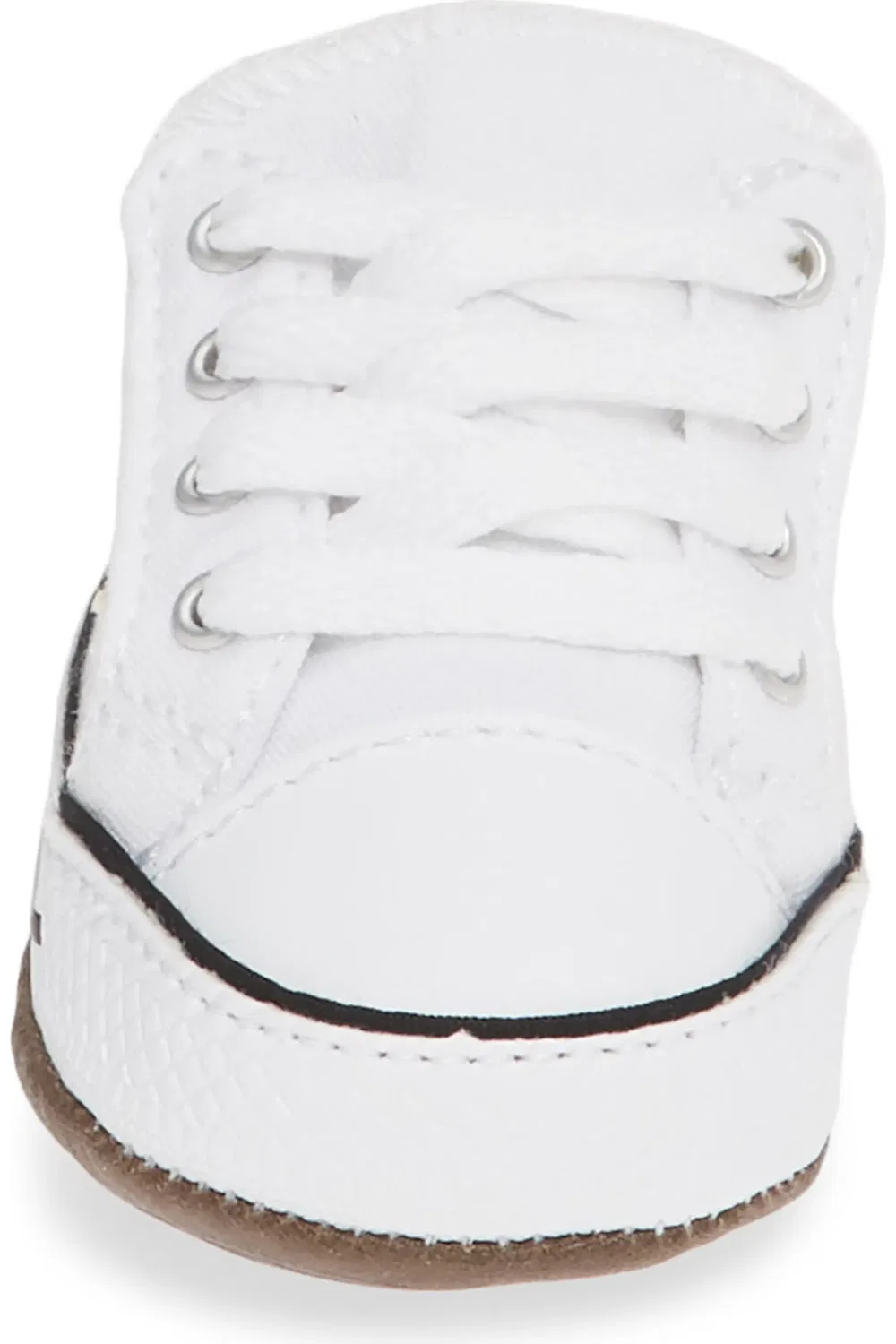Кроссовки детские на липучке Chuck Taylor All Star Cribster Converse, White/Natural Ivory/White — фото 4