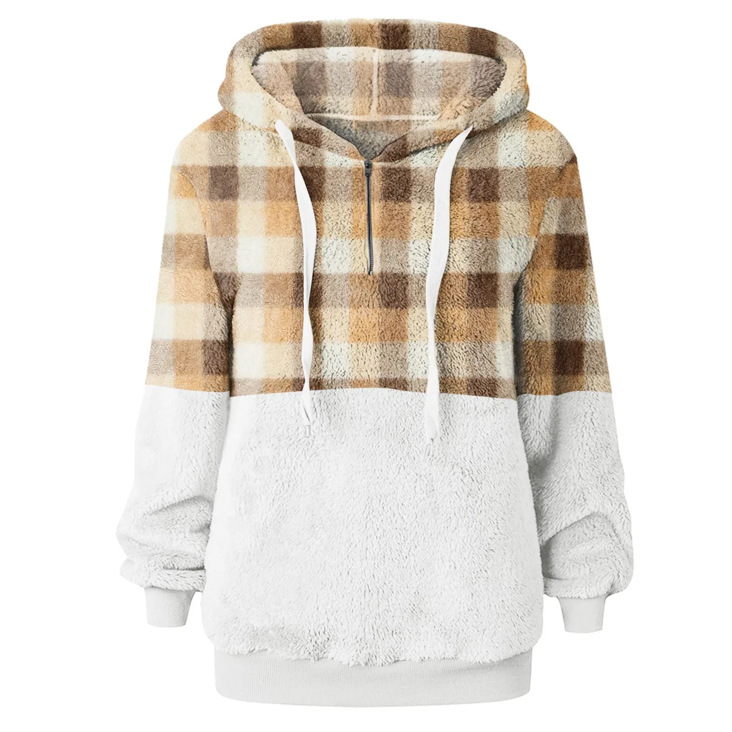Женская куртка с капюшоном, с принтом, Oversize Hooded Winter Jackets, Giallo — фото 4