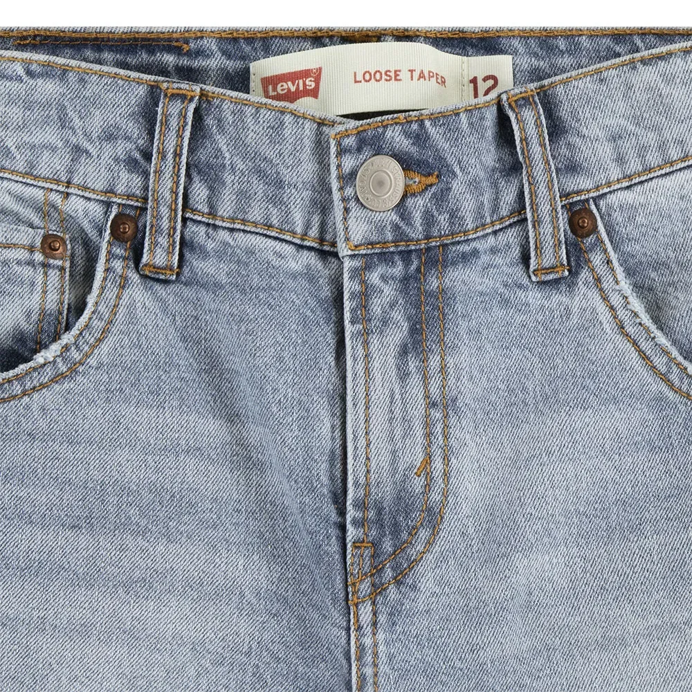 Детские джинсы для мальчиков с зауженным кроем Levi's, Blue — фото 3