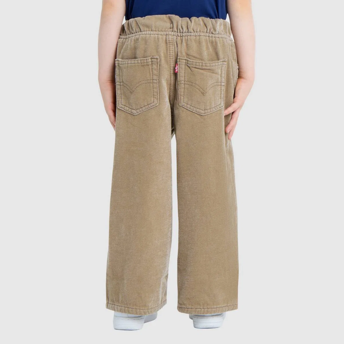 Свободные джинсы на резинке для мальчиков 2-4 лет Levi's, Ermine - Brown — фото 3