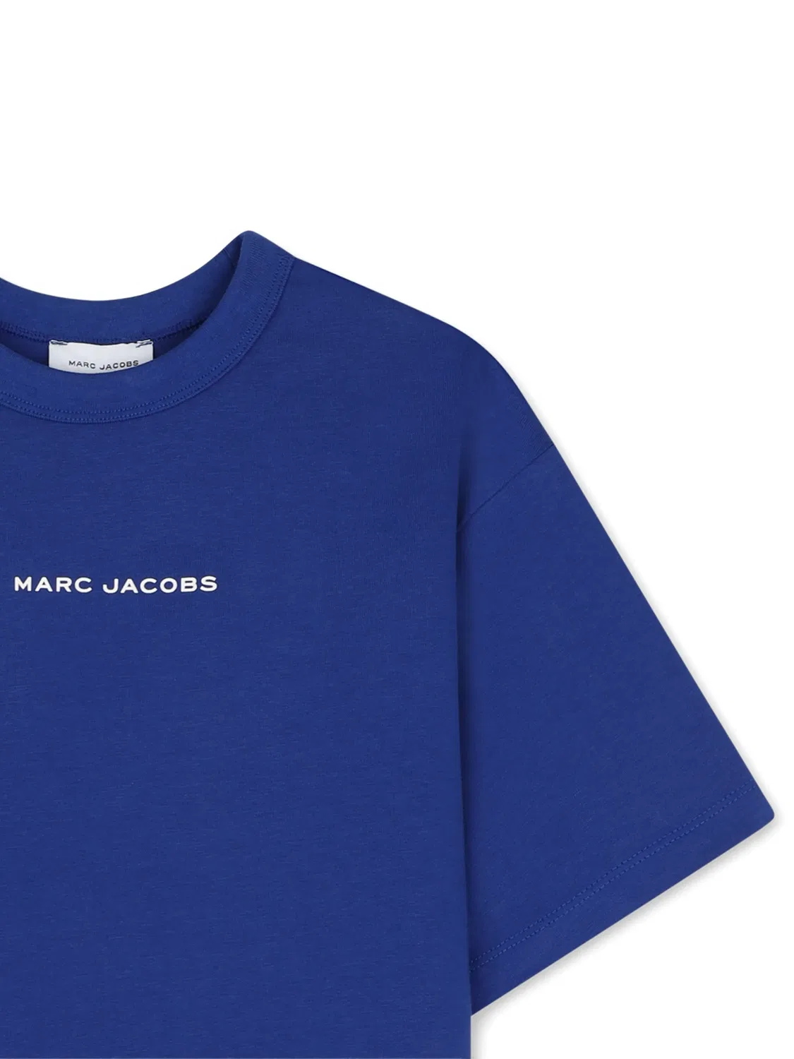 Футболка с принтом Marc Jacobs Kids, синий — фото 3