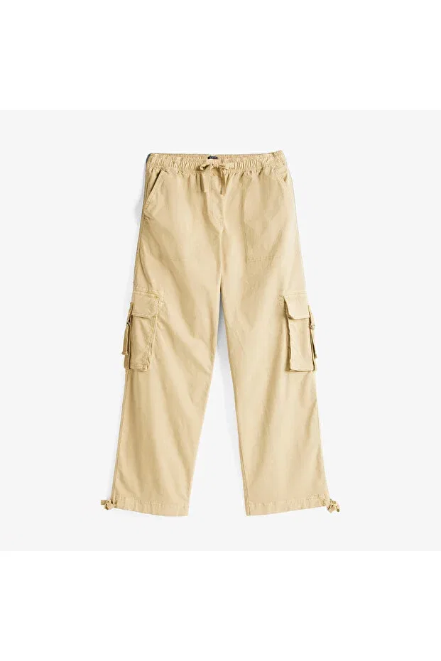 Женские свободные брюки карго Tommy Hilfiger, Rbv Cream — фото 4