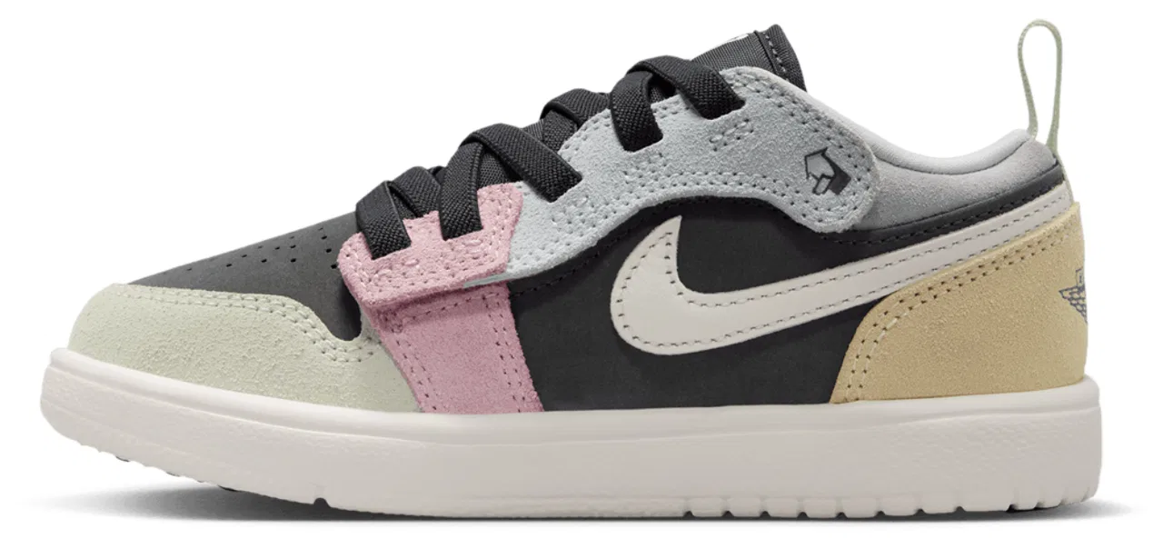 Кроссовки для девочек AJ 1 Low ALT SE Jordan, цвет Half Blue/Sail/Vapor Green — фото 2