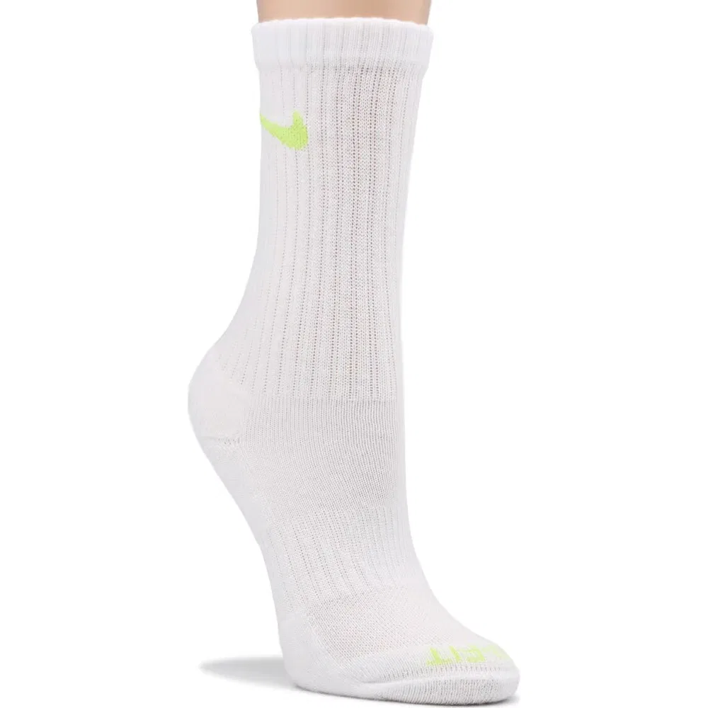 Набор из 6 детских носков размера XS для подростков Nike, White Assorted — фото 2