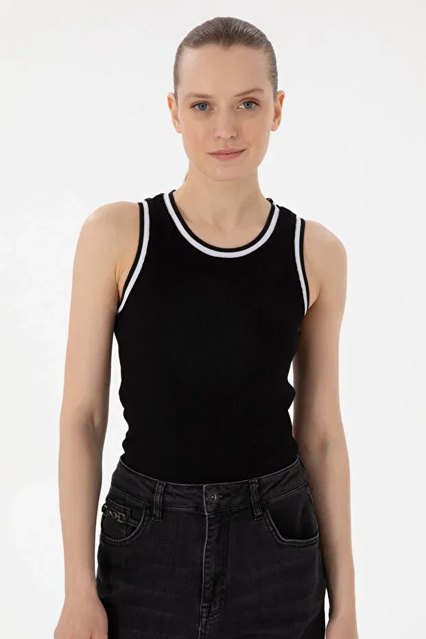 Женская безрукавка-футболка U.S. Polo Assn., Black — фото 3