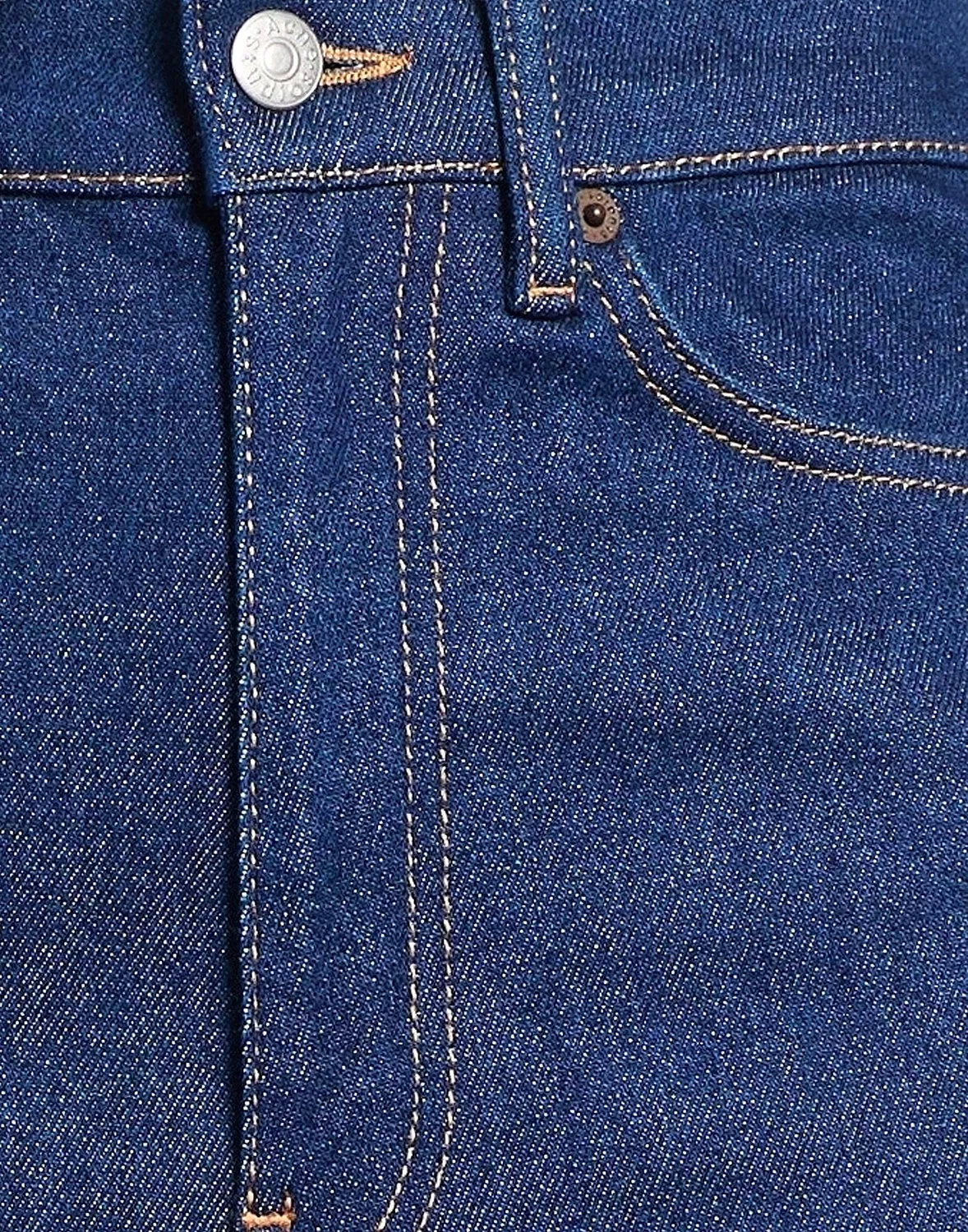 Женские джинсы скинни с высокой талией Acne Studios, синий — фото 4