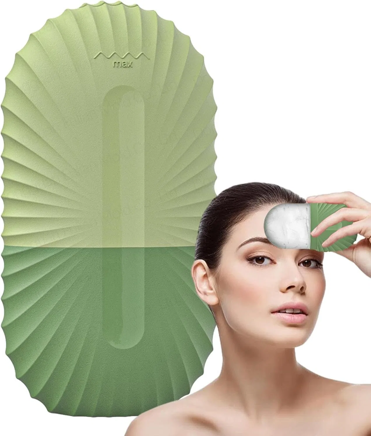 Массажер для лица Ice Face Roller, Generisch, 80 г, Green
