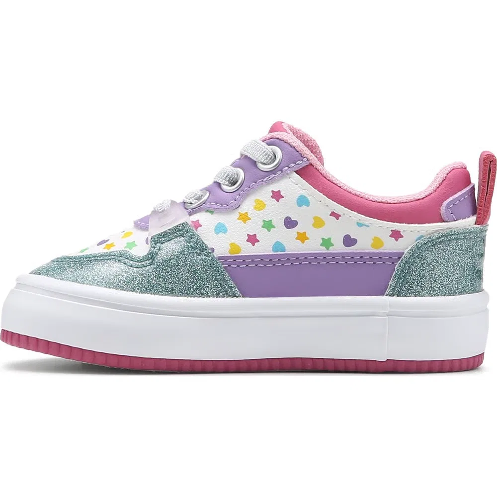 Детские синие кроссовки для малышей Bluey, Pink/Purple/Blue — фото 3
