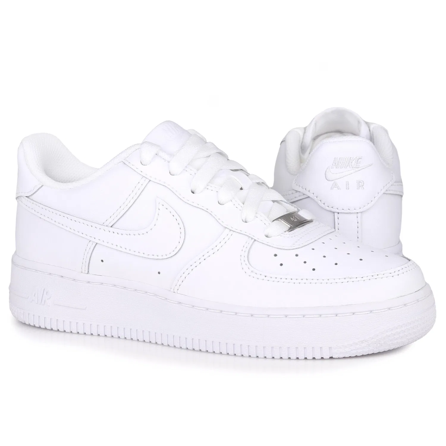 Детские кроссовки из натуральной кожи Nike Air Force 1, Weiss