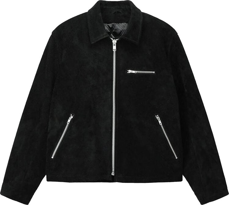 

Куртка Stussy 8 Ball Suede Bing Jacket 'Black', черный