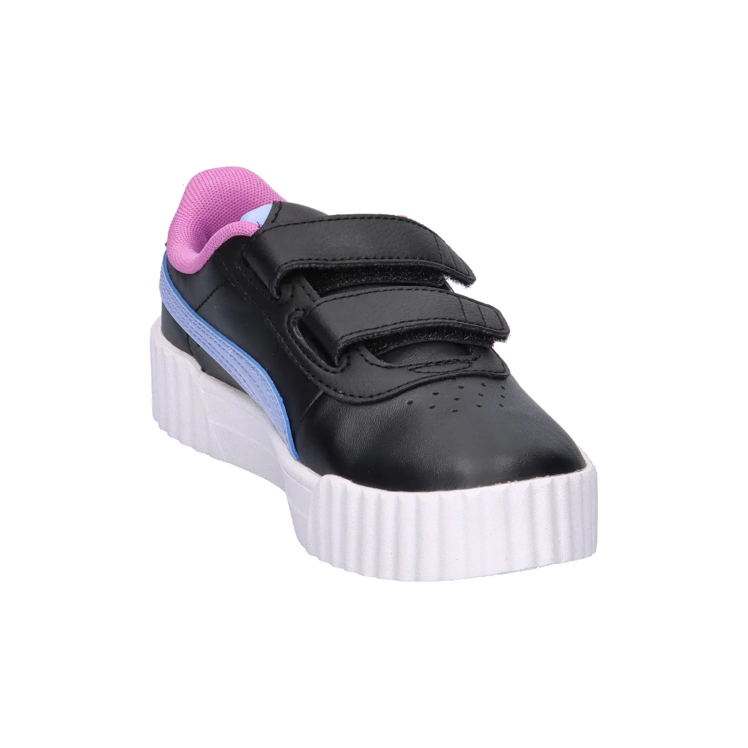 Детские кроссовки для девочек с принтом Carina 3.0 Jelly Heaven V Puma, Schwarz Konigliches Lila — фото 2