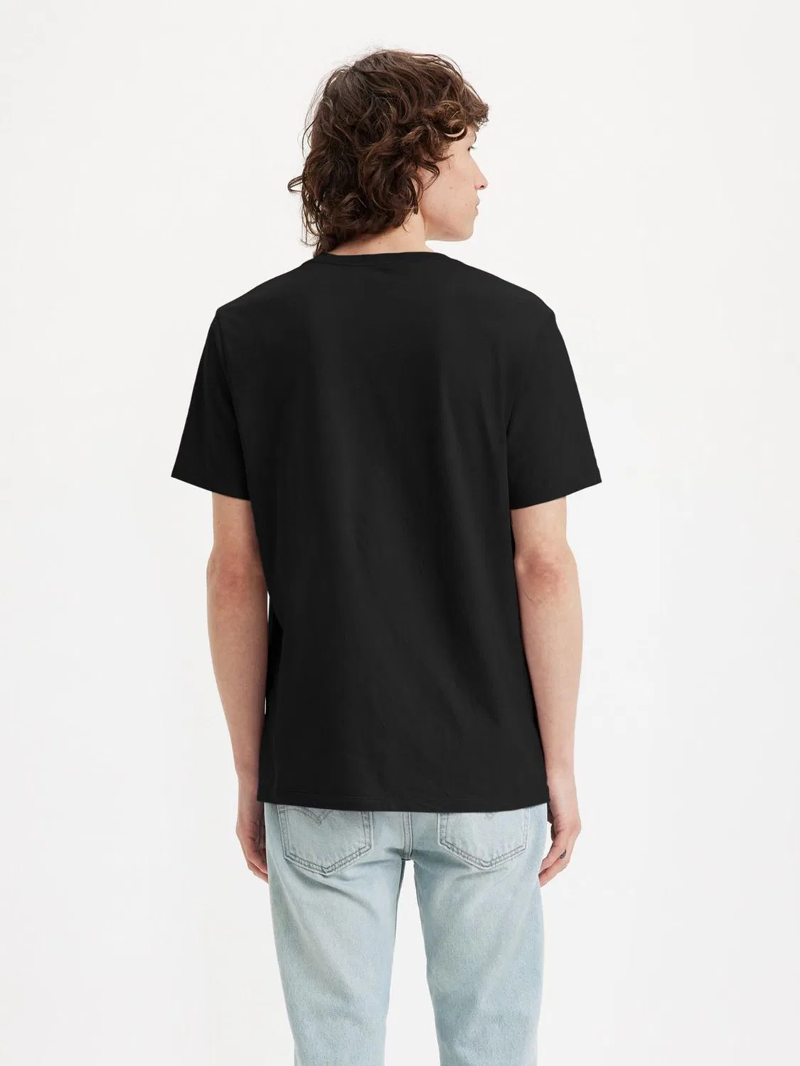 Футболка с V-образным вырезом Levi's Original, черная — фото 2