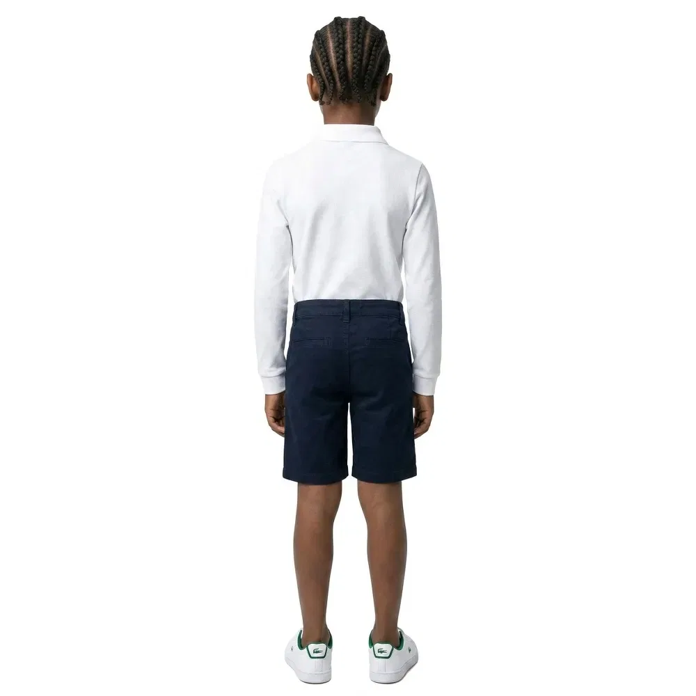 Боди с длинным рукавом 647338 Lacoste Kids, белый — фото 4