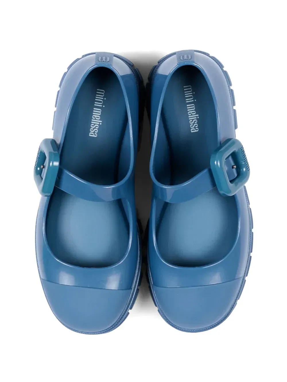 Балетки «Джун» с пряжкой Mini Melissa, синий — фото 4