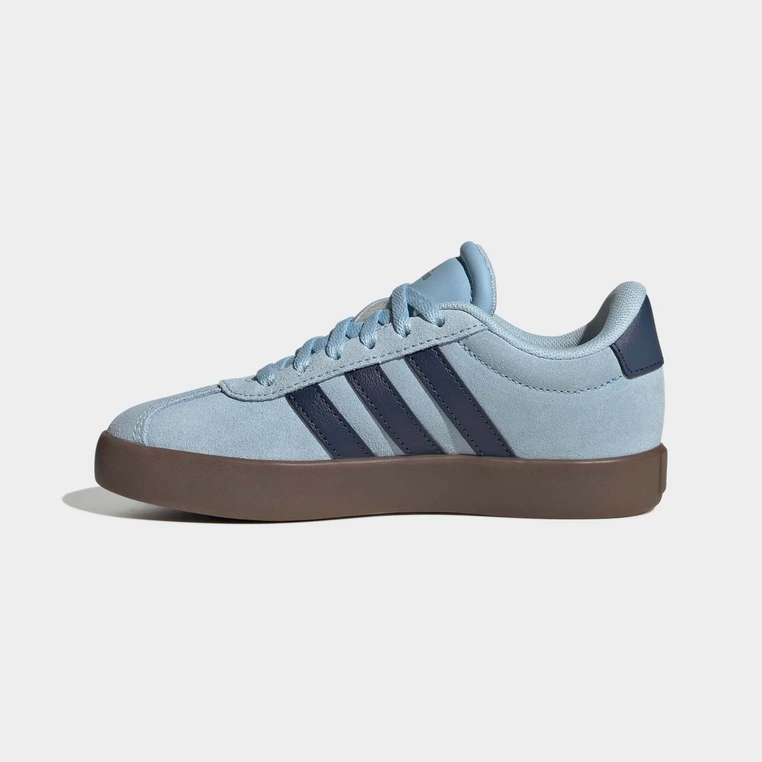 Детские повседневные кеды VL Court 3.0 Adidas Sportswear, Clear Sky/Night Indigo/Gum5 — фото 3