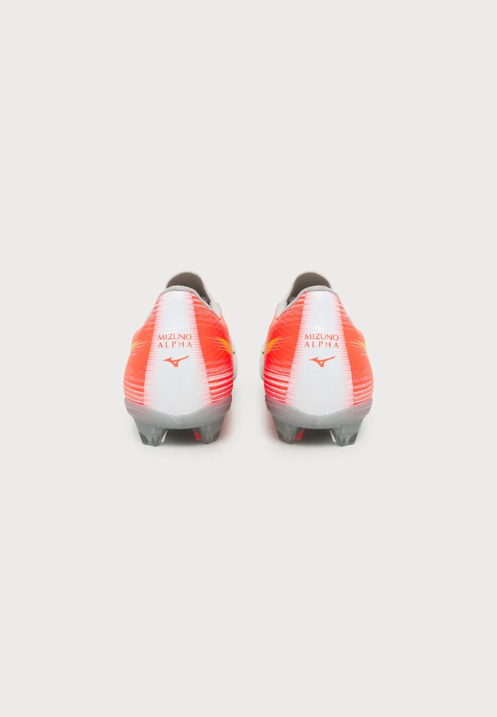 Футбольные бутсы Alpha Select унисекс для твердого грунта Mizuno, White/Lava Orange/Evening Primrose — фото 3