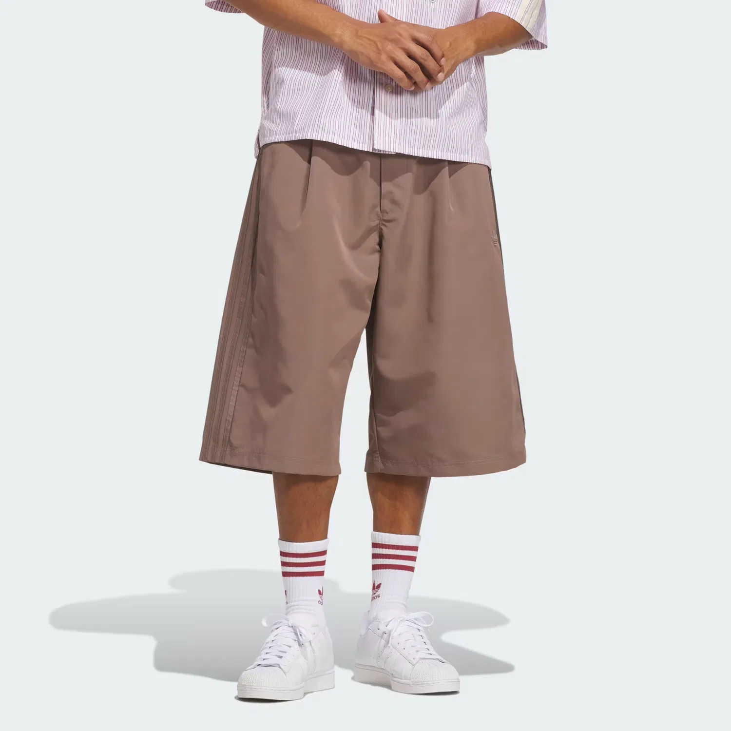 Мужские шорты свободного кроя Originals Woven Short Adidas Originals, коричневый