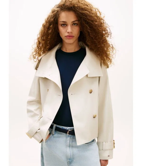 Женский тренч Regular Fit Tommy Hilfiger, бежевый