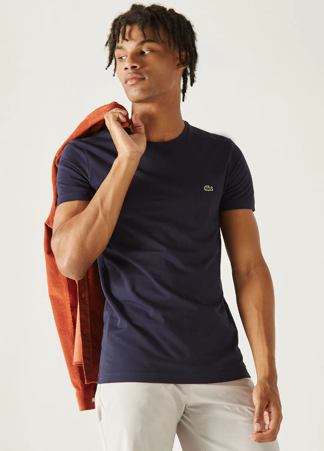 Футболка Slim Fit Lacoste, темно-синий