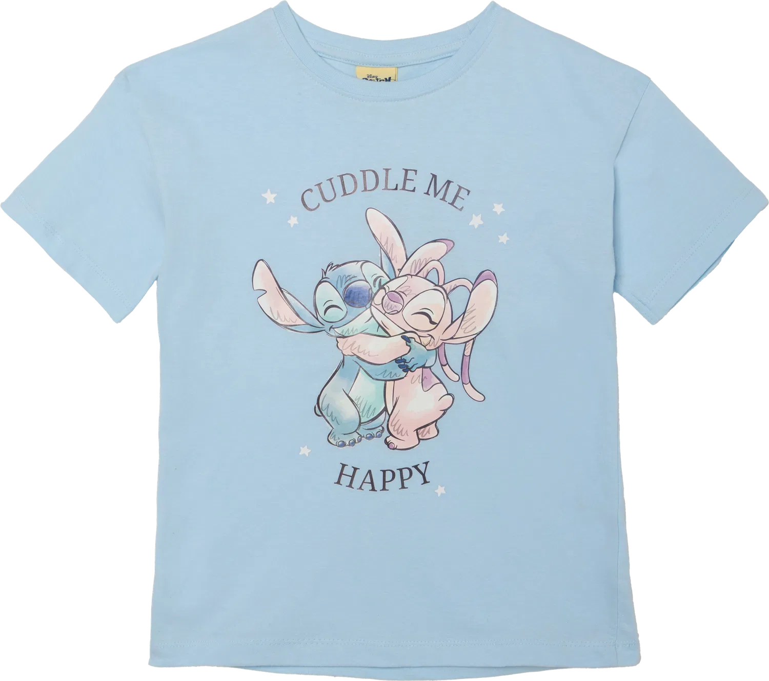 Футболка для девочек с принтом Stitch , синий