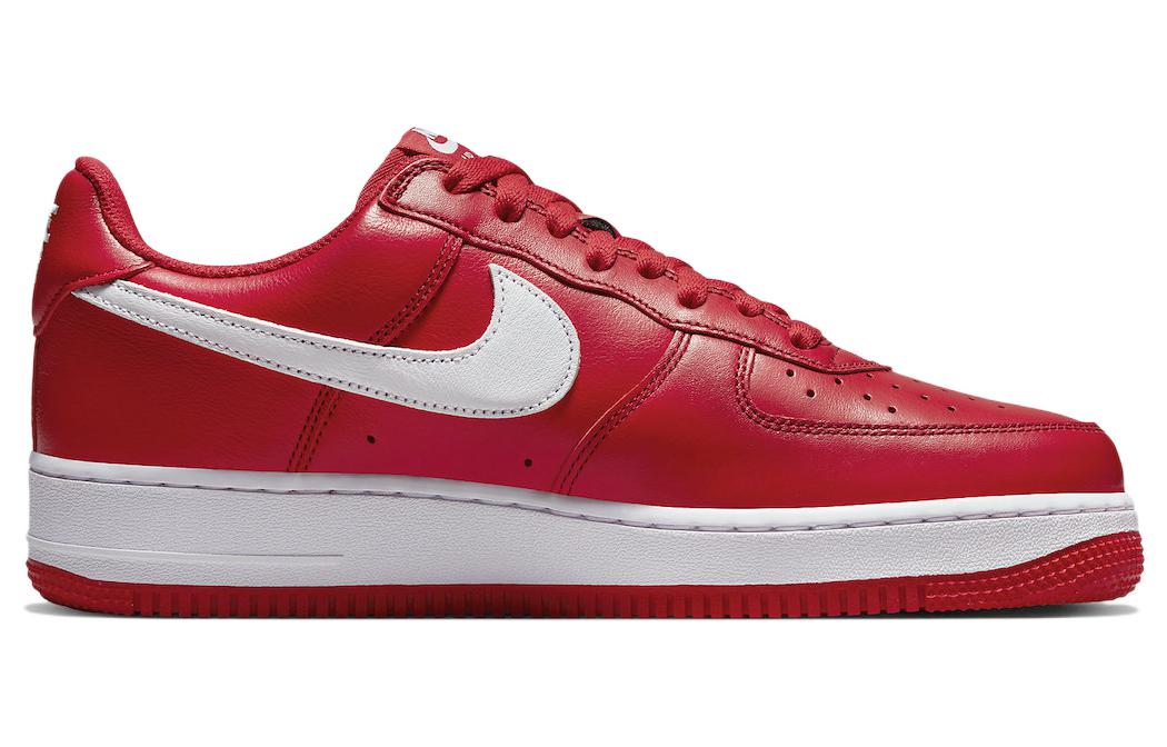 Кроссовки Nike Air Force 1 Low '07, красный/белый — фото 2