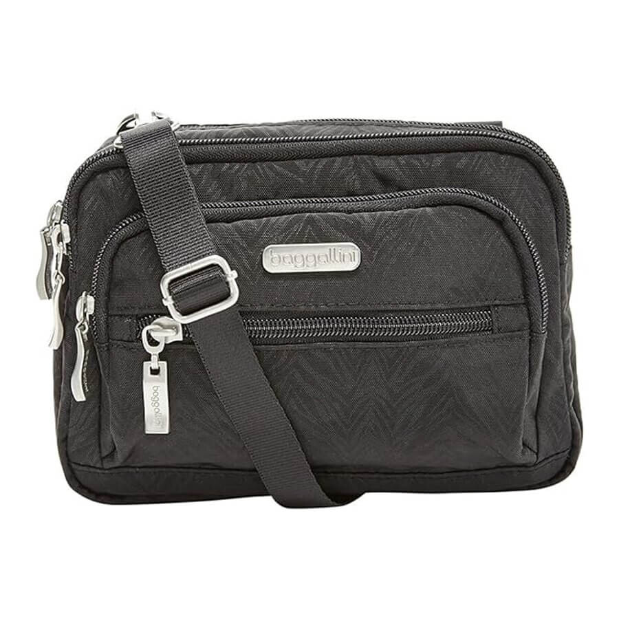

Сумка Baggallini Triple Zip, черный