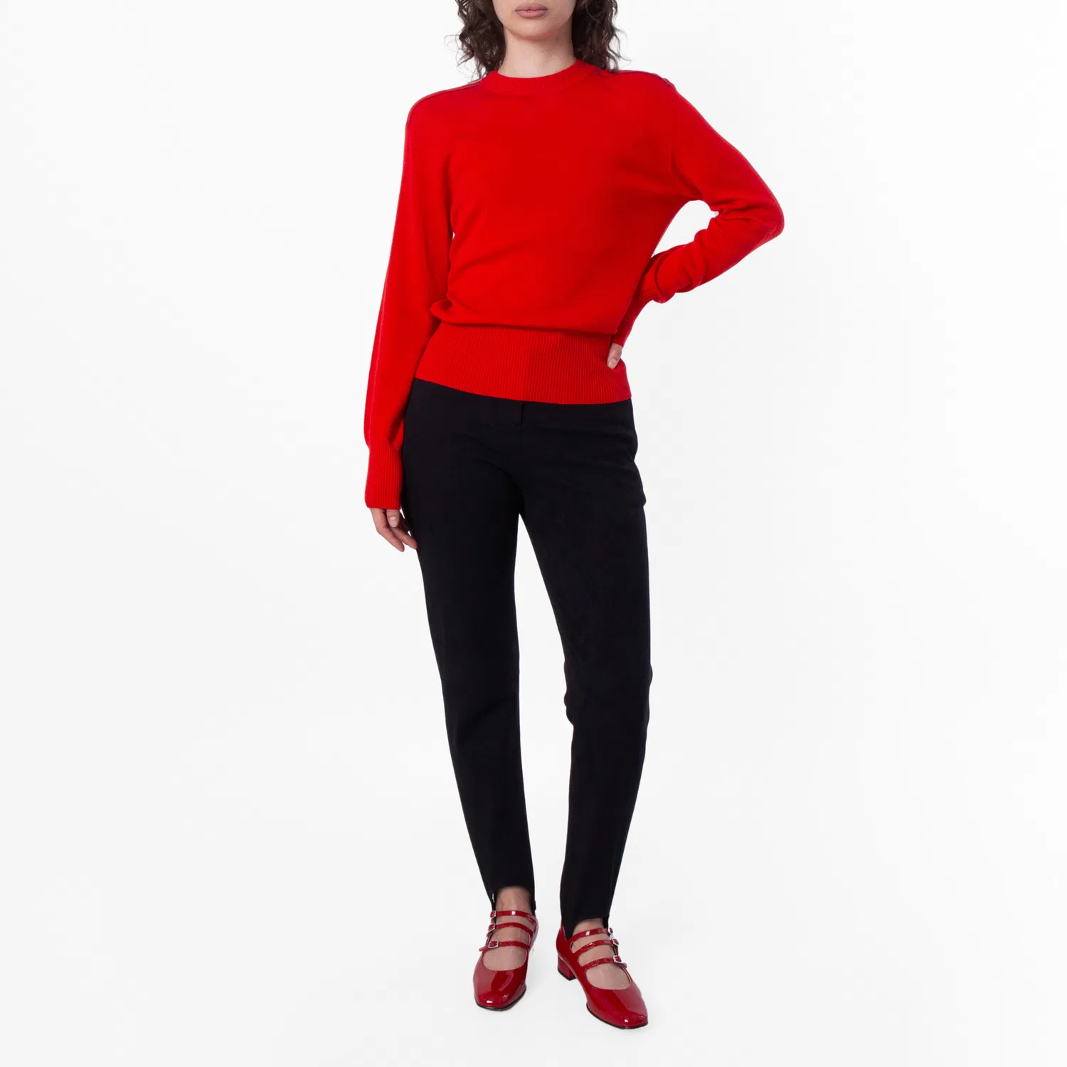 Свитер шерстяной с круглым вырезом Casual Crew Neck Wool Sweater Burberry, Pillar — фото 3