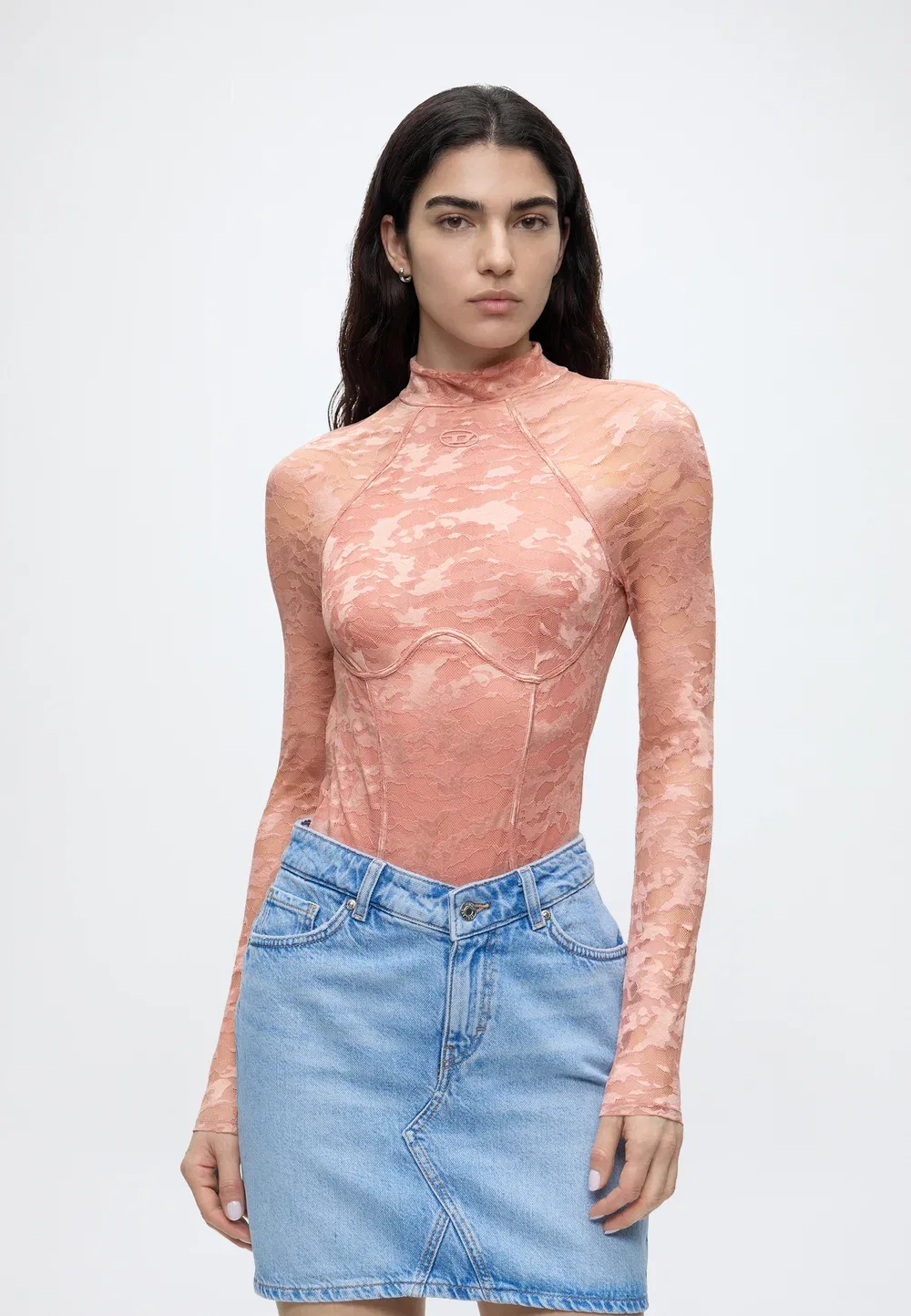 Vivian-Utlt - топ с длинными рукавами Diesel, 3Ej