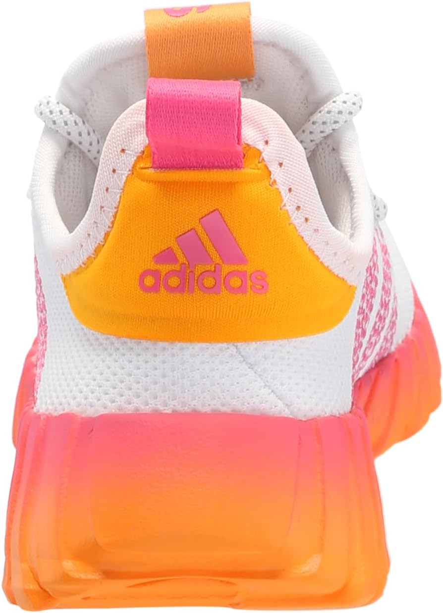 Детские кроссовки Adidas Kaptir Flow (унисекс), белый/оранжевый — фото 3