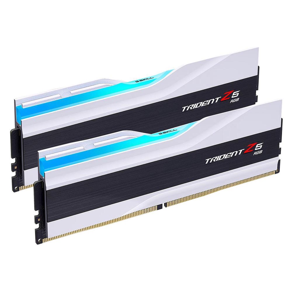 

Оперативная память G.SKILL Trident Z5 RGB, 32 Гб DDR5 (2x16 Гб), 6000 МГц, CL32, F5-6000J3238F16GX2-TZ5RW, белый